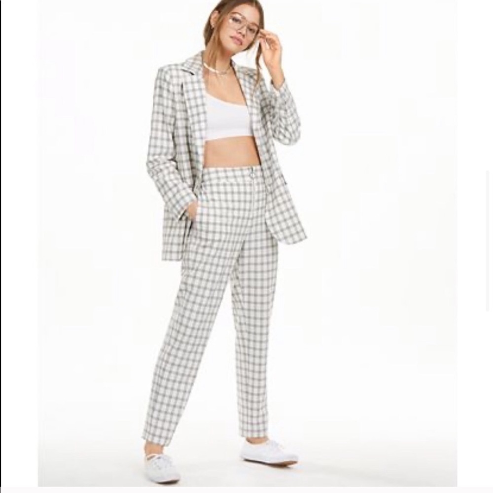 Danielle Bernstein Structured Plaid Blazer NWT NWT - image 6